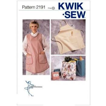 Pattern by Kwik Sew K2191 for Aprons & Bags