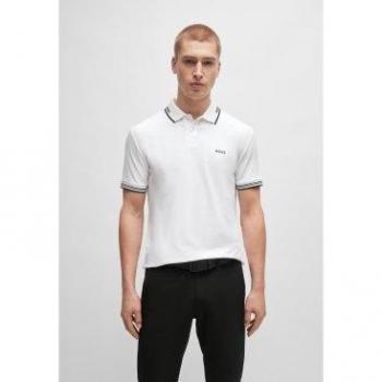 Polo BOSS Paul Blanco Manga Corta