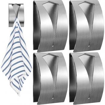 Acero inoxidable soporte de toallas 4 en uno