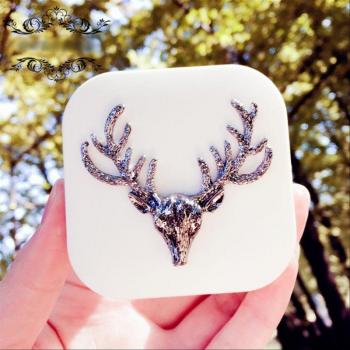 Cute Animals Contact Lens Box with Mirror