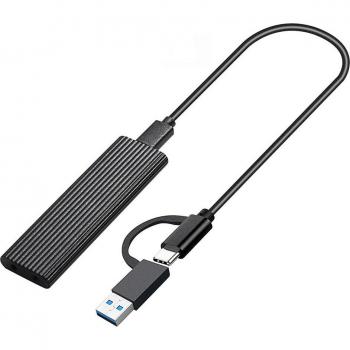 Carcasa externa para SSD M.2 NVMe, USB 3.1, 10 Gbps, soporte para 2230/2242/2260/2280