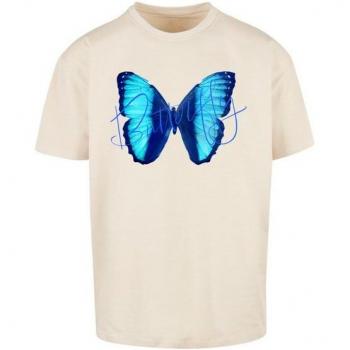 Merchcode Heavy Tee Herren Butterfly Blue