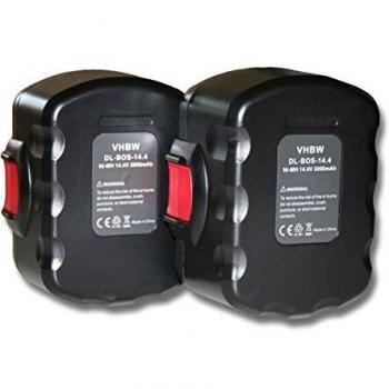 Batteria compatibile Bosch gsr 14.4V-2B (2x, 3000 mAh, NiMH, 14,4 V)