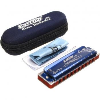C Major 10 Hole Mouth Organ with Case