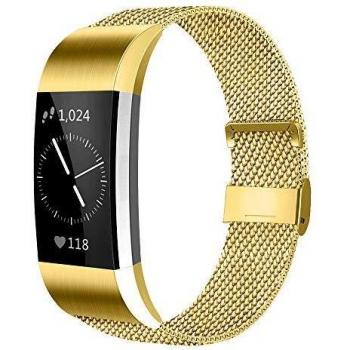 AK For Fitbit Charge 2 Stainless Steel Replacement Strap (Large)