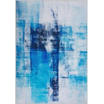 Beliani Handgewebter Teppich Trabzon 160x230 cm – Textur, warmes Braun