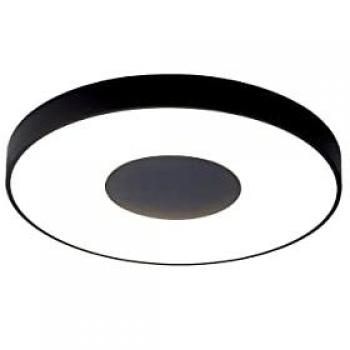 Lampe de plafond Mantra Noir Coin LED – Design en Plastique