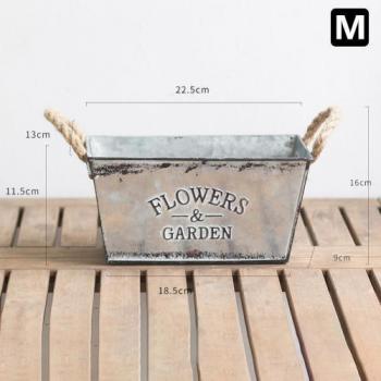Metal Succulent Plant Container