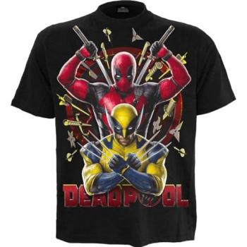 Deadpool Aim For The Middle T-Shirt Black