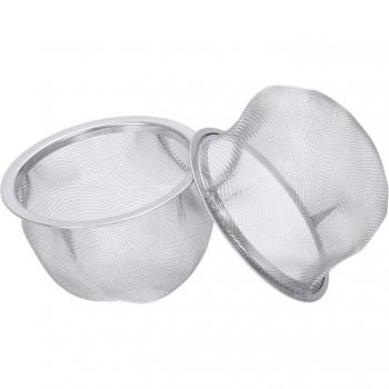 2-teiliges Edelstahl-Teesieb Set