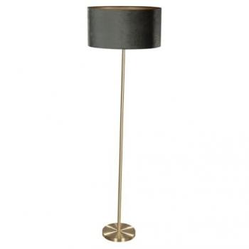 Qazqa Stehlampe Simplo: Modernes 1‑Flammen-Design in Gold/Messing-Stil, ohne Leuchte