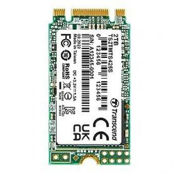Transcend SSD 425S 2 To – M.2 2242 – Interface SATA III – 42 mm