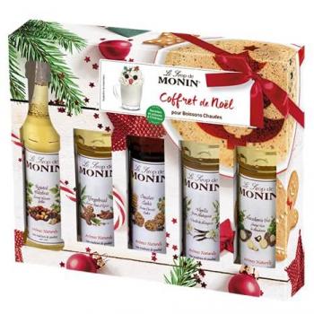 Coffret de Noël Monin pour Boissons Chaudes