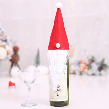 Gnome de Noël pour Bouteille de Vin