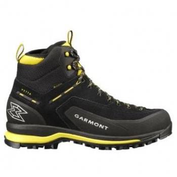 Garmont Vetta Tech Gore‑Tex Mountain Boot, Black‑Yellow Combo – 46