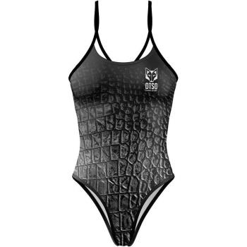 Size L Black Snake Stylish Swimsuit for Women