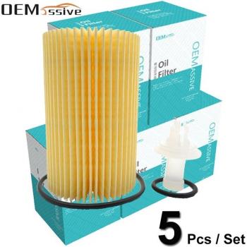5 Oil Filters Set for Toyota Land Cruiser Sequoia / Lexus LX570 / Tundra 2007