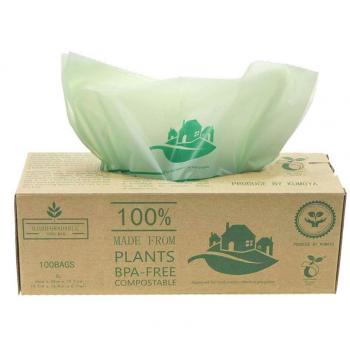 100 Count Compostable Bin Liners 6L