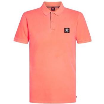 Petrol Polo Short Sleeve – Fiery Coral M