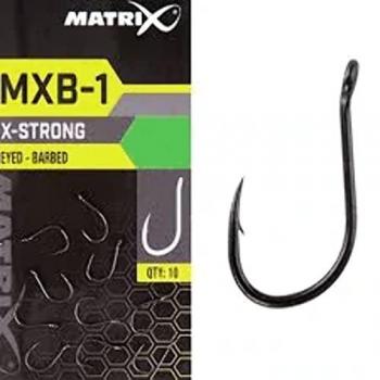 Matrix MXB-1 Size 18 Super Sharp Barbed Eyed Hooks
