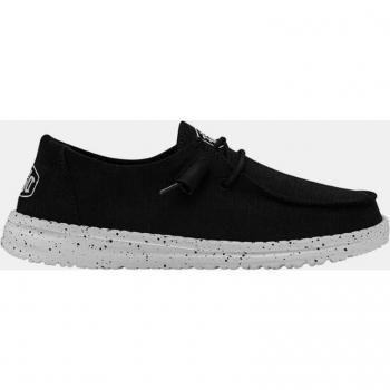 Halbschuhe Hey Dude Wendy Slub Canvas 40063-001 Schwarz