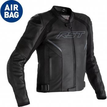 RST Sabre Motorrad-Lederjacke mit Airbag
