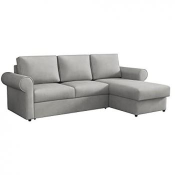 Canapé Columbus 131 « Paros » D'Angle – dimensions 246×155×90 cm, boîte de literie incluse