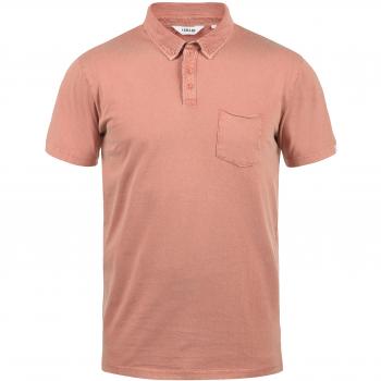 !Solid Pat Polohemd für Herren, 100% Baumwolle, Größe:M, Farbe:Rose Dawn