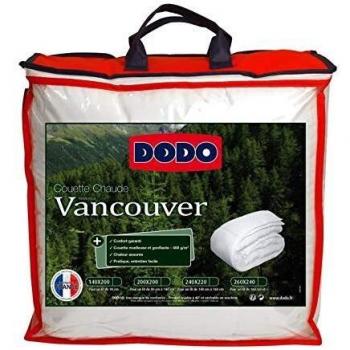 Couette DODO chaude Vancouver 140 x 200 cm 400g