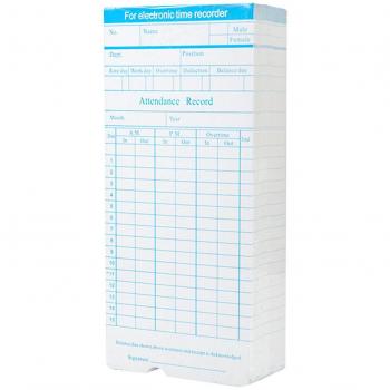 90 Tarjetas de Tiempo para Control de Asistencia
