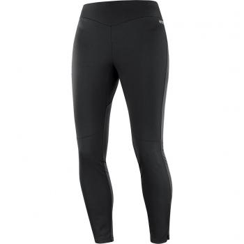 Camiseta Feminina Salomon Gore-Tex de Manga Curta Preto