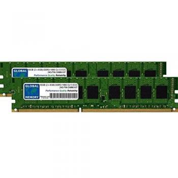 Pack 2x8 Go DDR3 ECC, 240‑pin, 1866 MHz