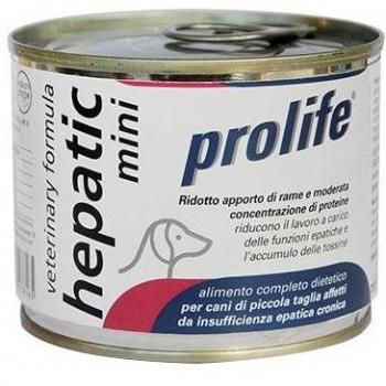 Prolife veterinary hepatic mini cibo umido per cani taglia piccola lattina 200g