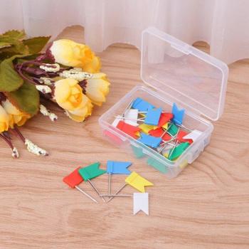 Cork Board Map Marker Pins, 30 Count