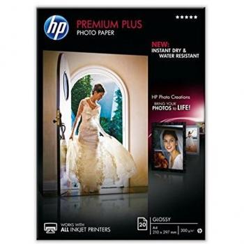 HP Premium Plus Glossy Photo Paper 20 Sheets A4