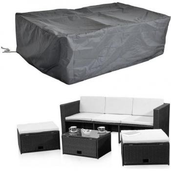 MUCOLA Funda de Lona para Muebles de Exterior 247x130x108 cm