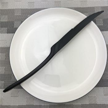 304 Stainless Steel Matte Black Cutlery Set