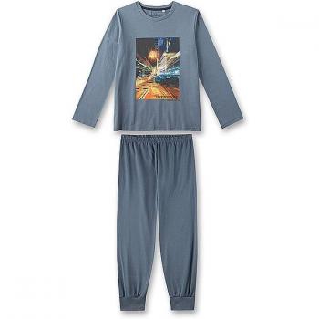 SANETTA Pyjama für Jungen blau | 176