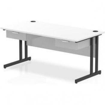 Impulse 1600 x 800mm Straight Office Desk