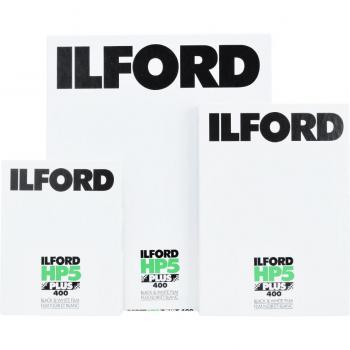 Ilford HP5 Plus 400 Fast Black & White Film, 5x7 inches, 25 Sheets
