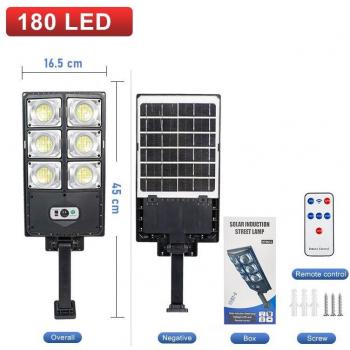 Outdoor Solar Garden Light 6500W 12000LM LED Lamp with Remote Control