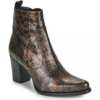 Bottines Regard SALLY en cuir Marron