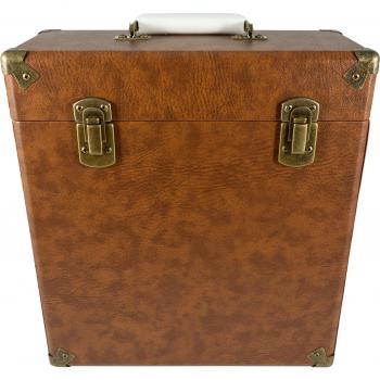 GPO: SWB18BRO 12 IN VINYL RECORD CASE BROWN