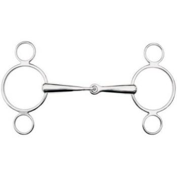 Waldhausen 3-Ring Horse Bit EST Solid, R: 7 cm 13.5 cm