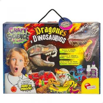 Lisciani Crazy Science: Kit de Experimentos de Dragones y Dinosaurios