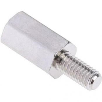 Separador de Latón M4 x M4 12mm Rosca Macho/Hembra