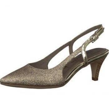 Sheego Tamaris Gold Slingpumps – 38