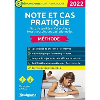 Christophe Carles Note Et Cas Pratique: Note De Synthèse / Cas Pratique / Note Avec Solutions Opérationnelles