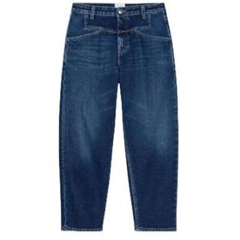 Closed Damen Jeans mit Logo-Stick Größe 29 Blau