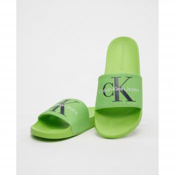 Calvin Klein Pantofole Verde Monogram